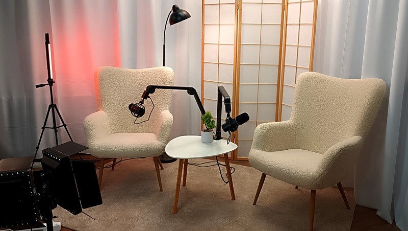 Comfort Studio – hubane ala podcastide ja intervjuude salvestamiseks